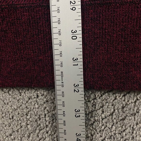 NWT Robert Graham 1/4 Zip Sweater Men's XXL Red Cotton Pullover 2XL - Picture 9 of 9